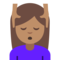 Person Getting Massage - Medium emoji on Google